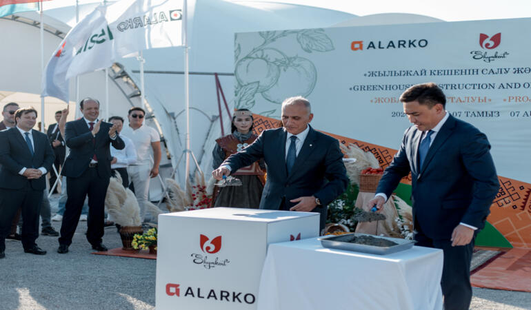 Alarko’dan Kazakistan’da Dev Sera Yatırımı: Tarımda Hedef Büyüyor