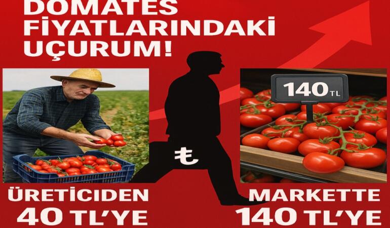 Domates Fiyatlarındaki Uçurum Tepki Çekiyor