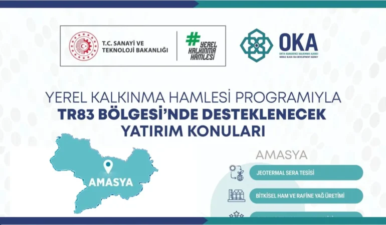 Amasya’da Jeotermal Sera Yatırımlarına Teşvik Desteği
