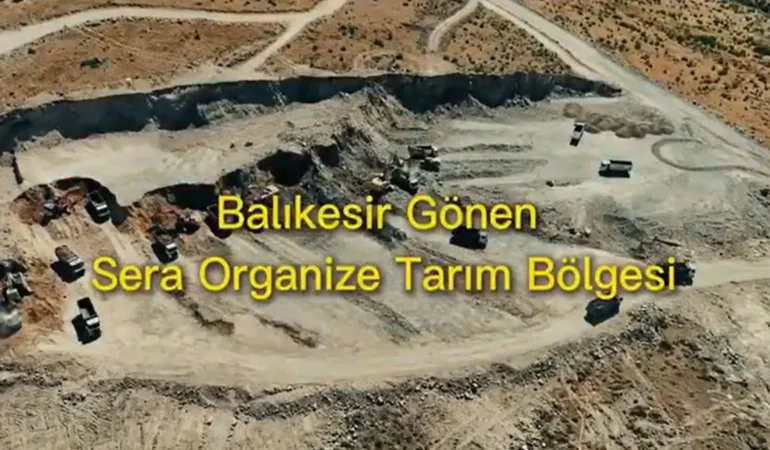 Gönen Sera Organize Tarım Bölgesi’nde Altyapı Seferberliği Devam Ediyor