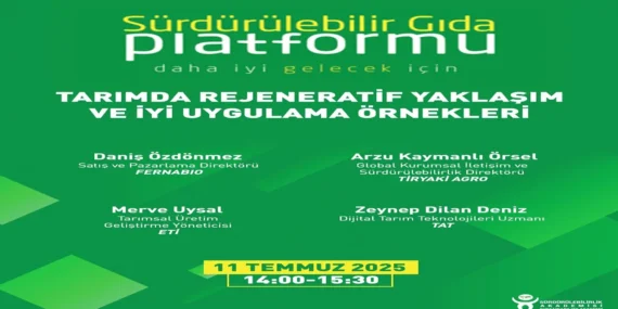 Rejeneratif Tarım ve İyi Uygulamalar Sektörüne Işık Tutuyor