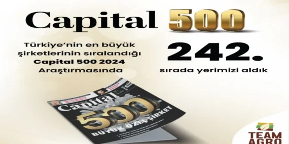 Team Agro, Capital500 Listesinde 242. Sırada Yerini Aldı