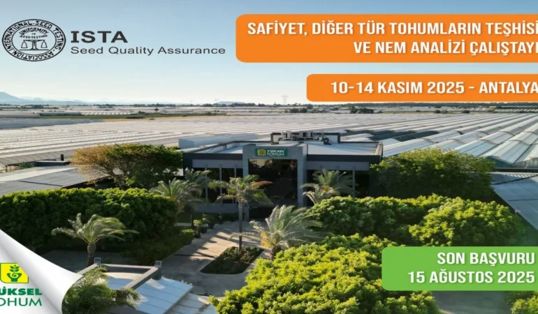 Yüksel Tohum, ISTA Uluslararası Çalıştayına Ev Sahipliği Yapacak