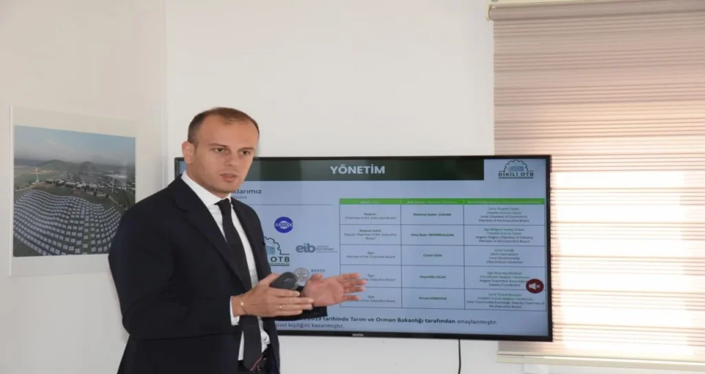 Dikili Jeotermal Isıtmalı Sera OTB Bölge Müdürü Samet Başeğmez