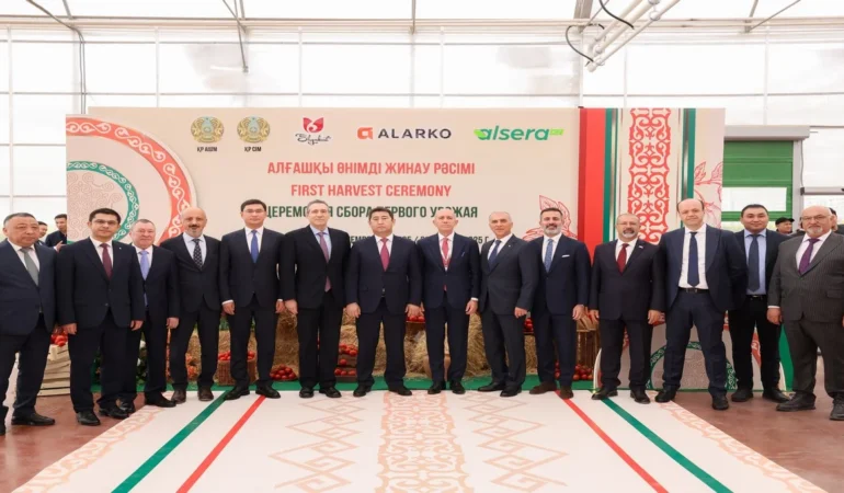 Alarko Tarım’dan Kazakistan’a Dev Yatırım: 40 Hektarlık Modern Sera Açıldı
