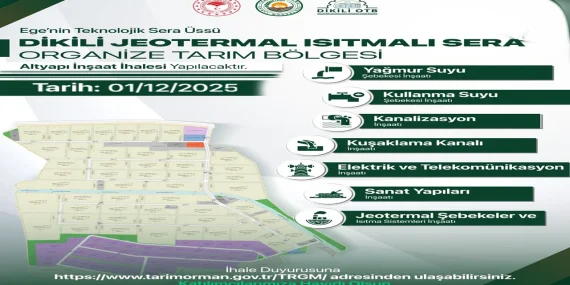 Dikili TDİOSB İhalesi İçin Tarih Açıklandı