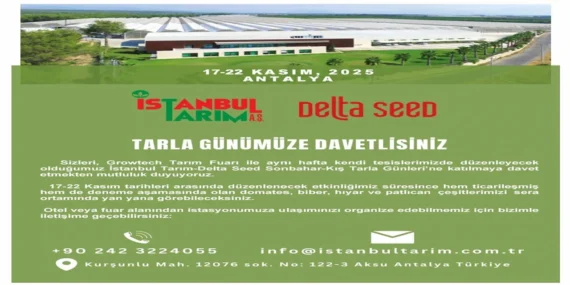İstanbul Tarım, Tarla Günü Etkinliğiyle Yeni Hibrit Tohum Çeşitlerini Tanıtacak