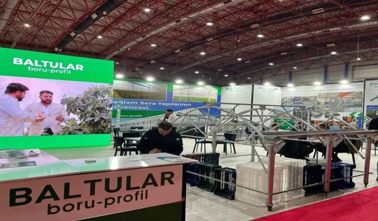 Baltular Tarım Endüstriyel Sera Profilleri Mersin Tarım Fuarı’nda Yerini Aldı
