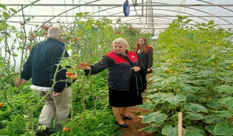 Kırklareli’nde Örtü Altı Yetiştiricilik Üreticilerine Teknik Ziyaret