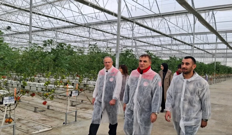 Konya’da Topraksız Tarım Üretim Serasına İnceleme Ziyareti