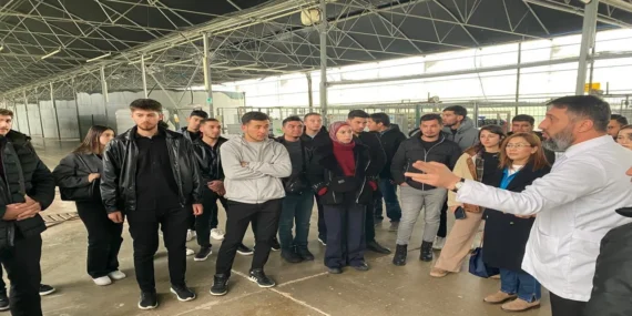 Delice MYO Öğrencileri Agronet Seracılık A.Ş.’de Teknik Gezi