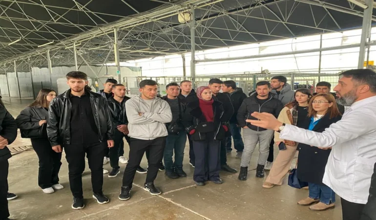 Delice MYO Öğrencileri Agronet Seracılık A.Ş.’de Teknik Gezi