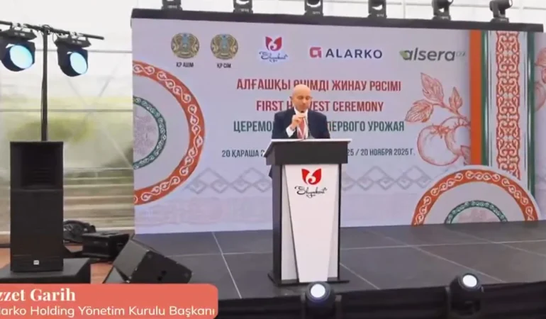 Alarko Tarım Grubu Kazakistan da Modern Sera Yatırımının İlk Etabını Tamamladı