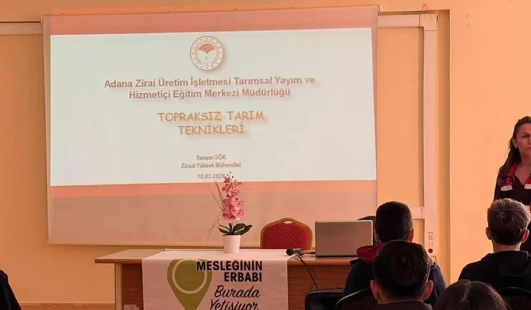Tarım Lisesi Öğrencileri Topraksız Tarım Teknolojileriyle Tanıştı