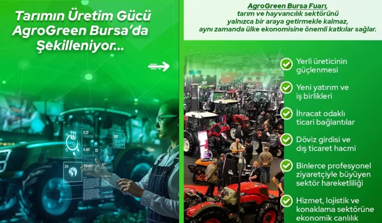 AgroGreen Bursa Fuarı 2026: Tarım ve Hayvancılık Sektörü Bursa’da Buluşuyor