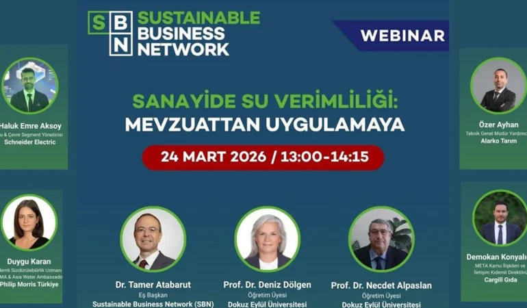 Sanayide Su Verimliliği Gündemde: Alarko Tarım Webinarı 24 Mart’ta