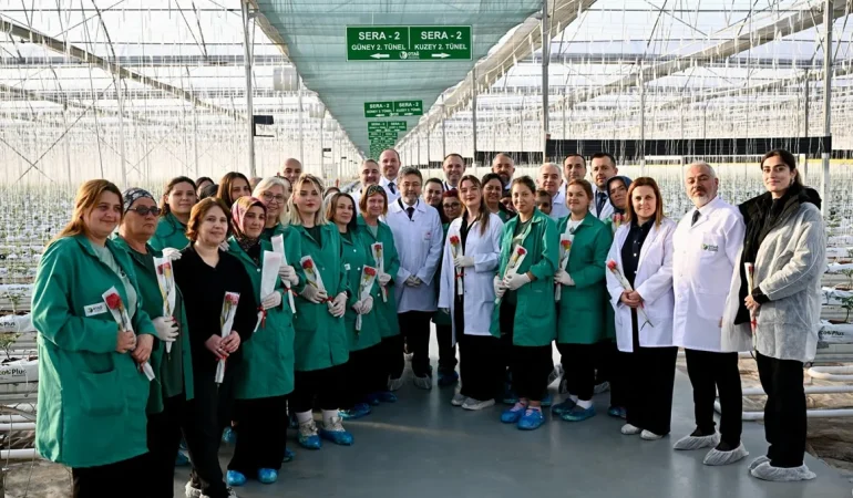 OTAĞ Jeotermal Sera’da Kadın Üreticilerle 8 Mart Buluşması