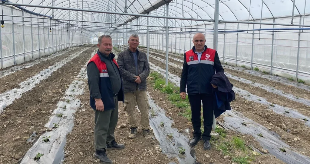 Mecitözü’nde Seralar Takip Edildi