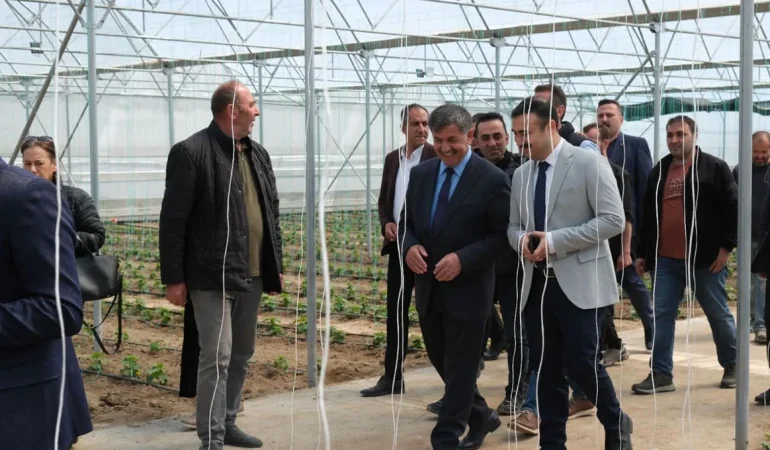 Erzincan Toplu Sera Bölgesi nde Çalışmalar Hız Kesmeden Sürüyor