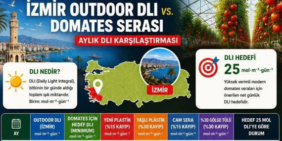 Jeotermal Seralarda Işık Yönetimi Üretim Verimini Doğrudan Etkiliyor