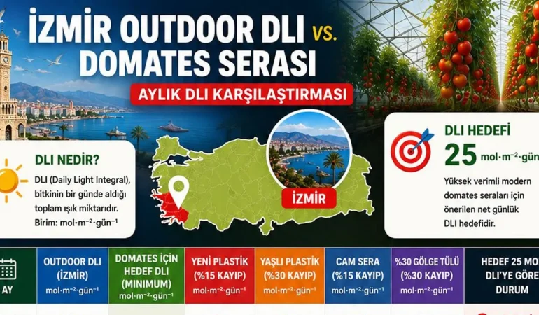 Jeotermal Seralarda Işık Yönetimi Üretim Verimini Doğrudan Etkiliyor