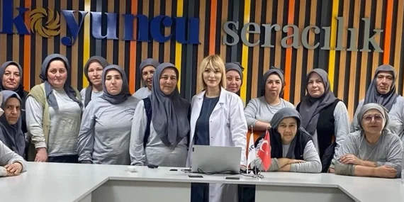 Koyuncu Seracılık’ta Hasat Hijyeni Eğitimi Düzenlendi