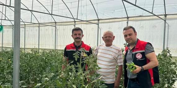 Laçin İlçe Tarım Müdürlüğü Üreticilerle Sahada Buluştu