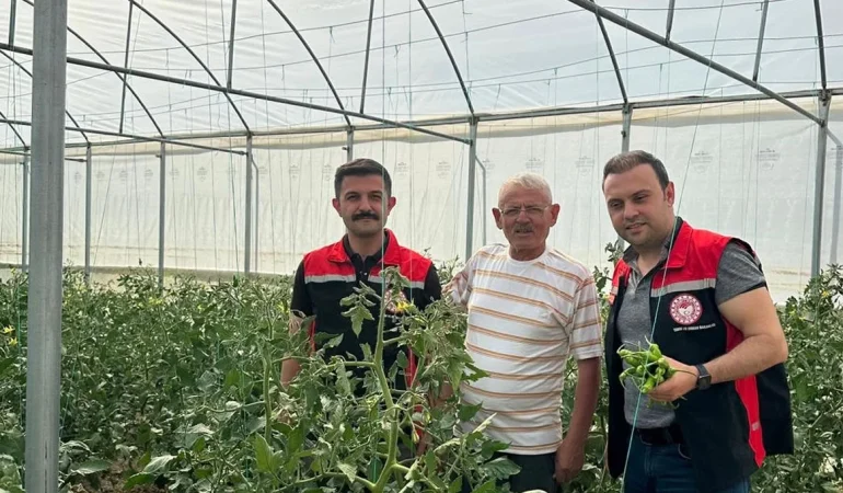 Laçin İlçe Tarım Müdürlüğü Üreticilerle Sahada Buluştu